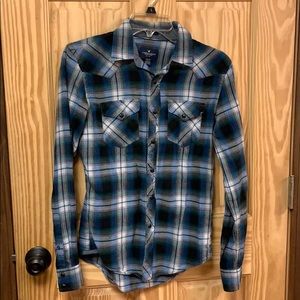 Blue flannel